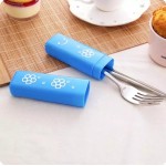 Toothbrush holder for travel, type III, blue color